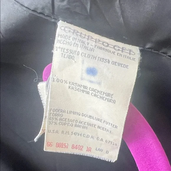 Giorgio Armani Elegant Cashmere Black Blazer - Women’s Size 10 - Picture 10 of 15